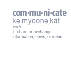 Communicate definition